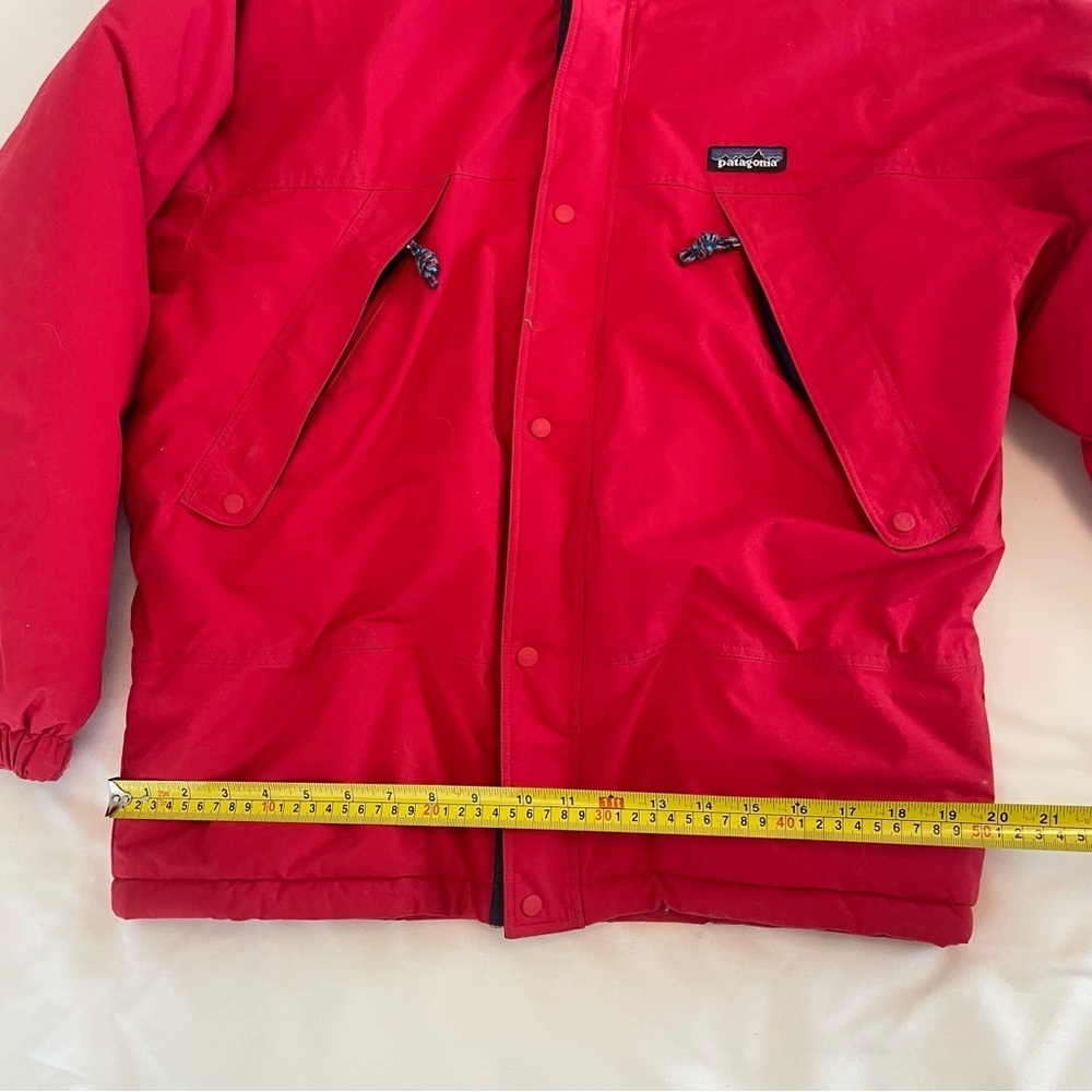 Vintage 1998 Patagonia Insulated Mountain Red Parka Jacket 65885 - Picture 11 of 12